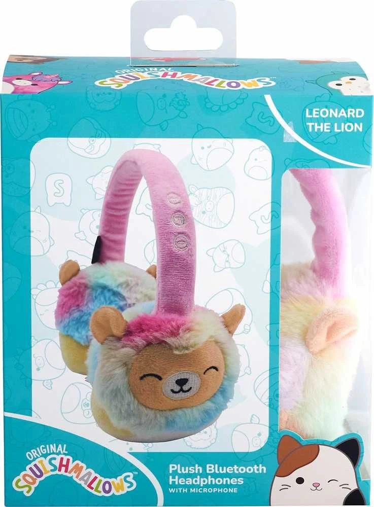 Pliušinės „Bluetooth“ ausinės „Leonard“ su „Squishmallows“