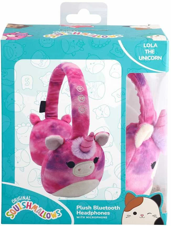 Ausinės Squishmallows plush Bluetooth headphone Lola