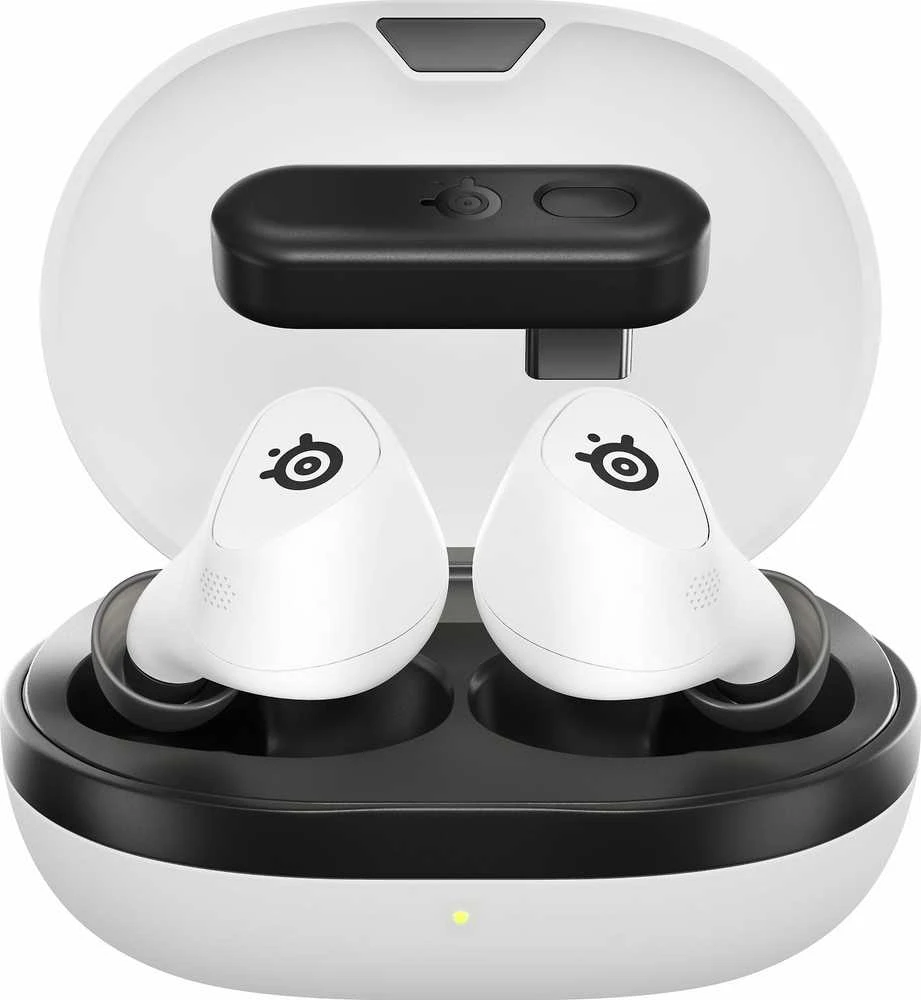 SteelSeries Arctis GameBuds belaidės ausinės skirtos PC/PS, Baltos