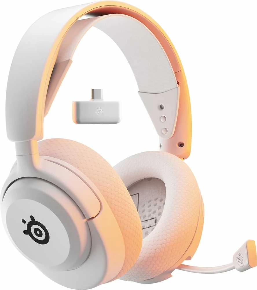 Steelseries Arctis Nova 5 žaidimų ausinės, Baltos