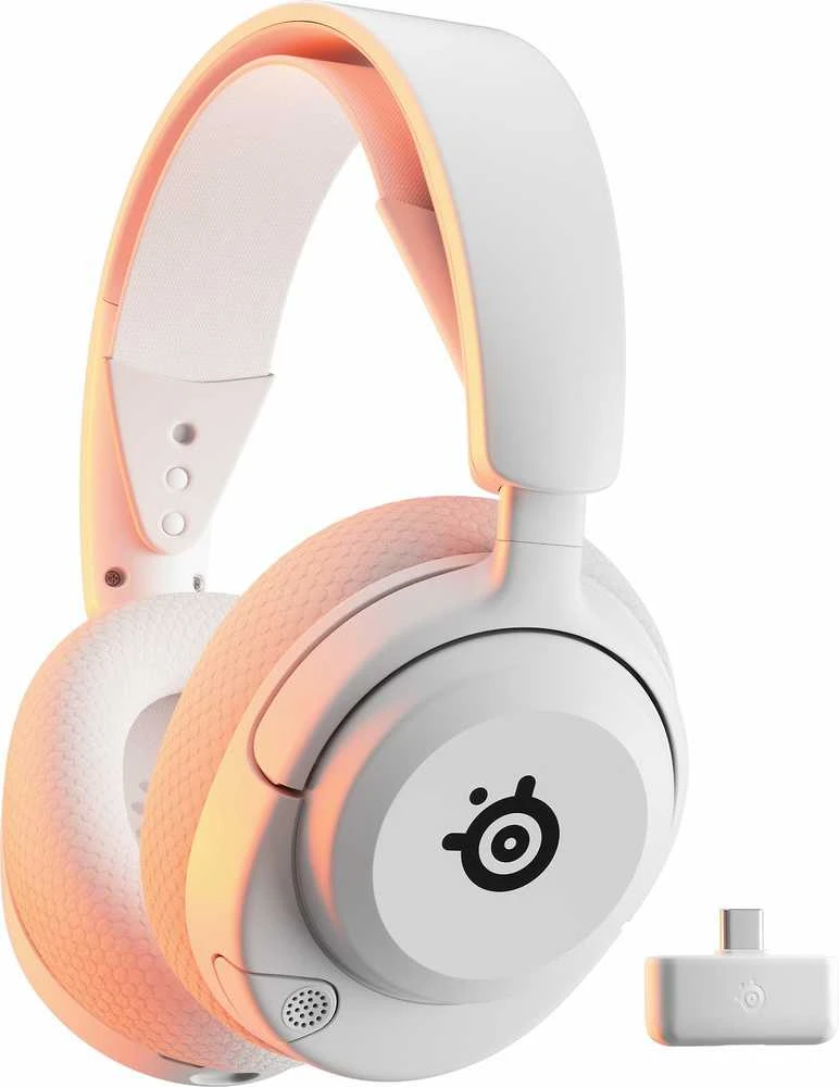 Steelseries Arctis Nova 5 žaidimų ausinės, Baltos
