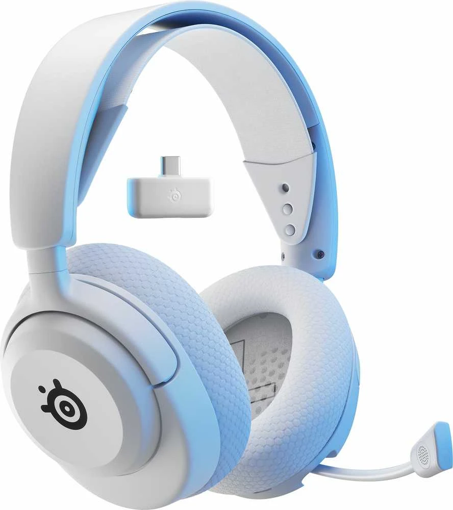 SteelSeries Ausinės Žaidimams | Arctis Nova 5P | Bluetooth | Over-ear | Mikrofonas | Noise canceling | Belaidės | Baltas