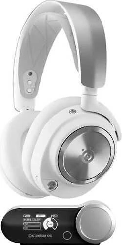 SteelSeries | Ausinės Žaidimams | Arctis Nova Pro | Bluetooth | Over-Ear | Noise canceling | Belaidės | Baltas