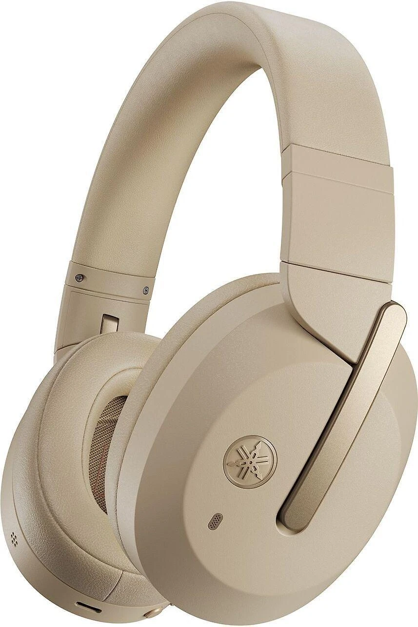 Yamaha YH-E700BBE ausinės, smėlinės spalvos profilis