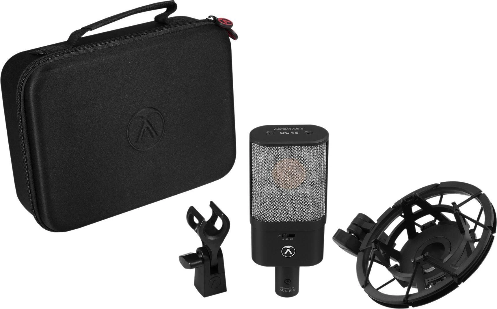 Carruzzo Austrian Audio OC16 Juoda, Pilka Studijos mikrofonas