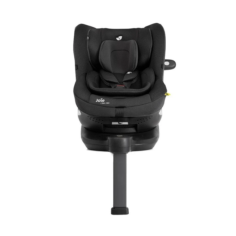 Automobilinė kėdutė Joie i-Spin 360, 40–105 cm, Juoda (su tinkliniais apvadais)