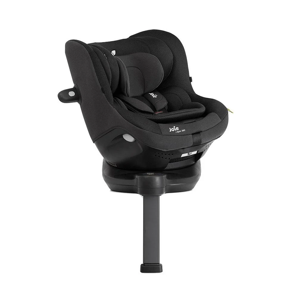 Automobilinė kėdutė Joie i-Spin 360, 40–105 cm, Juoda (su tinkliniais apvadais)
