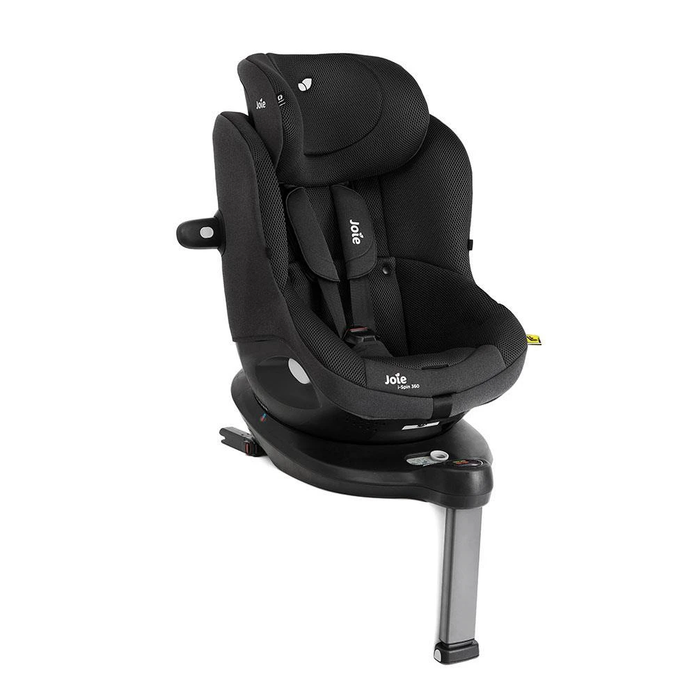 Automobilinė kėdutė Joie i-Spin 360, 40–105 cm, Juoda (su tinkliniais apvadais)