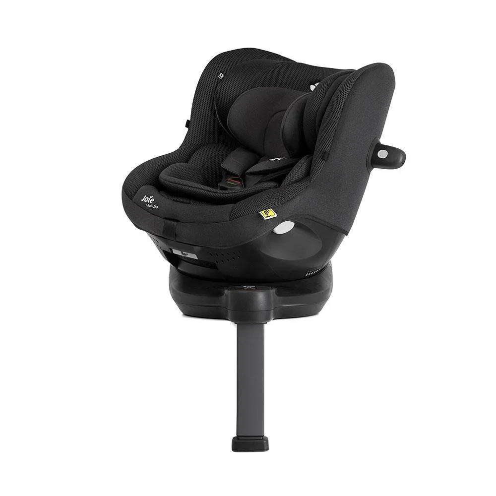 Automobilinė kėdutė Joie i-Spin 360, 40–105 cm, Juoda (su tinkliniais apvadais)