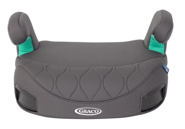 automobilinė kėdutė-paaukštinimas Graco Booster Max R129 su IsoFix, spalva: pilka (137-150 cm)