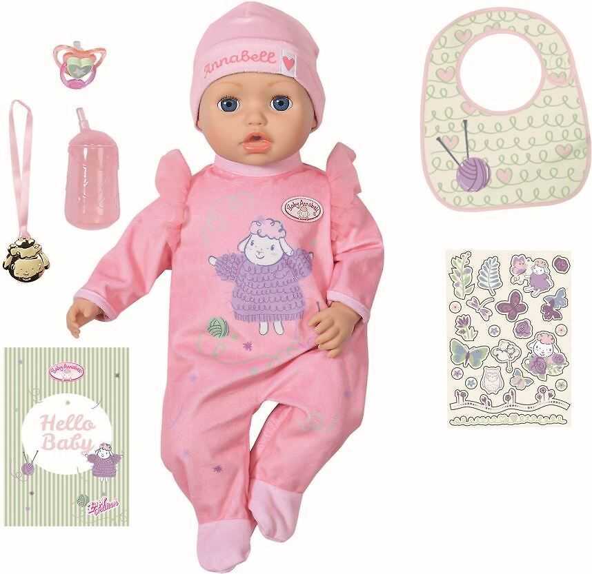 BABY ANNABELL Interaktyvi lėlė, 43 cm