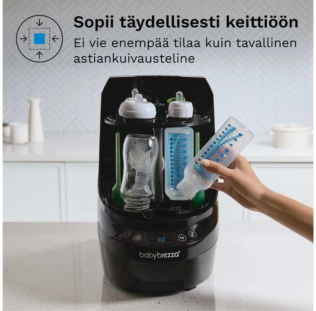 Baby Brezza Bottle Washer Pro buteliukų plovimo įrenginys (juodas)