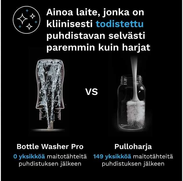 Baby Brezza Bottle Washer Pro buteliukų plovimo įrenginys (juodas)