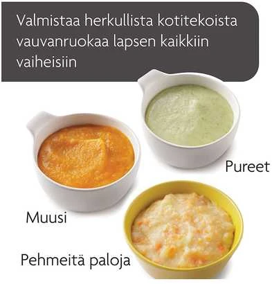 Baby Brezza kūdikio maisto ruošimo aparatas ONE STEP™ FOOD MAKER DELUXE