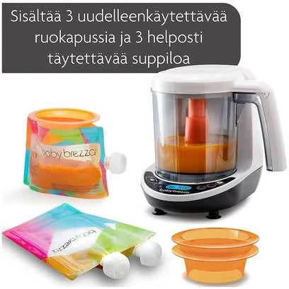 Baby Brezza kūdikio maisto ruošimo aparatas ONE STEP™ FOOD MAKER DELUXE