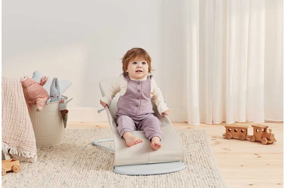 BABYBJORN gultukas BLISS 3D JERSEY, light beige, 006187 (Nemokamas pristatymas)
