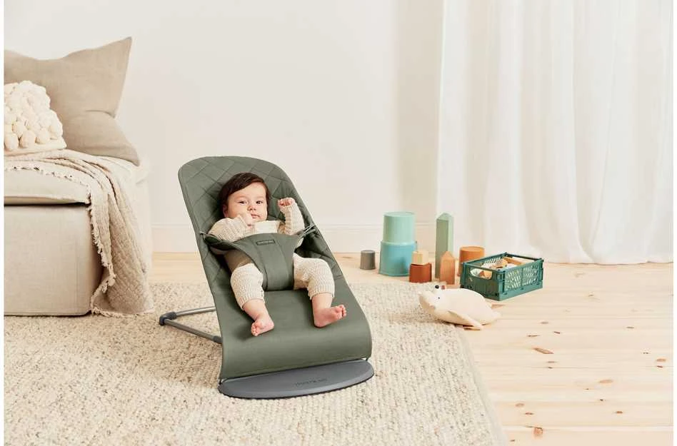BabyBjörn gultukasBliss austinė/klasikinė antklodė Dark žalyas 006046 (Nemokamas pristatymas)