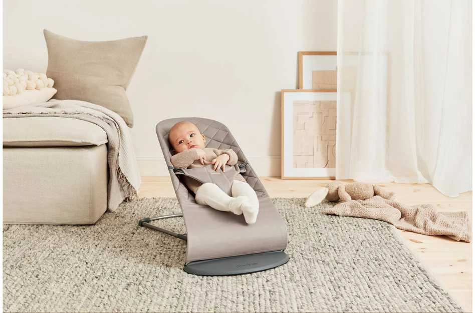 BabyBjorn Bliss - vaikiškas gultas | Austas Smėlio spalvos Futbolas