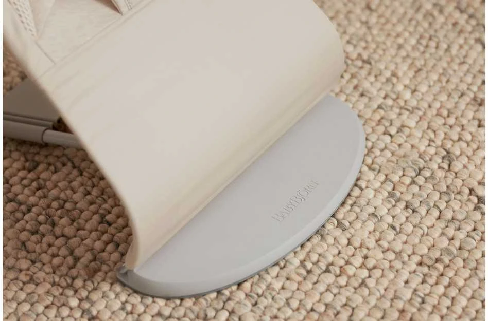 BabyBjörn Bouncer Balance Soft Woven sėdynė, šviesiai smėlio spalvos trikotažas