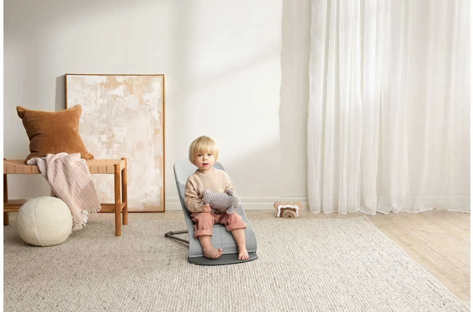 BabyBjorn Bliss - vaikiškas gultas | Austas šviesiai pilkas melanžas