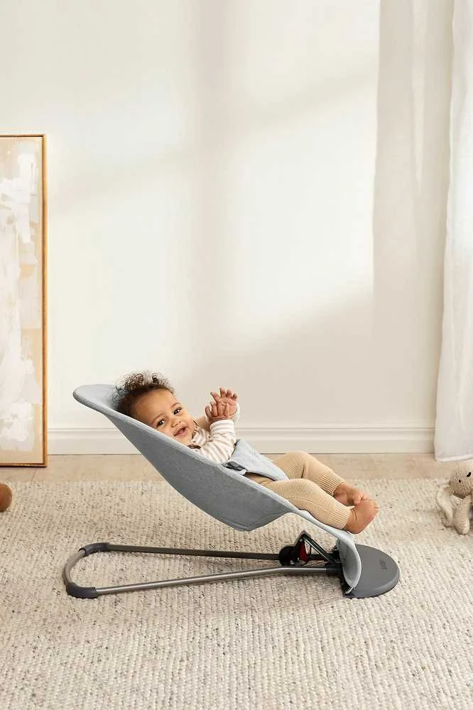 BabyBjorn Bliss - vaikiškas gultas | Austas šviesiai pilkas melanžas