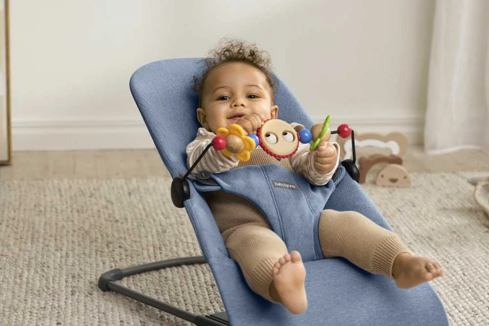 BabyBjorn Bliss - kūdikio praustuvė | Austas Mėlyna Melange