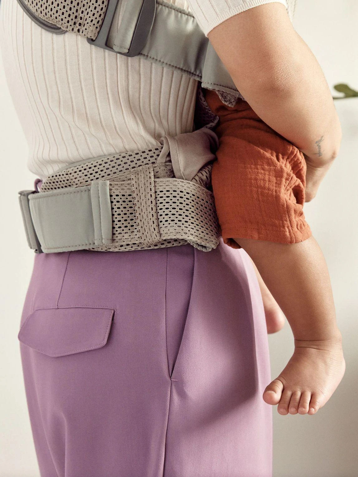 BABYBJORN nešioklė One Air Greige, Mesh 098002