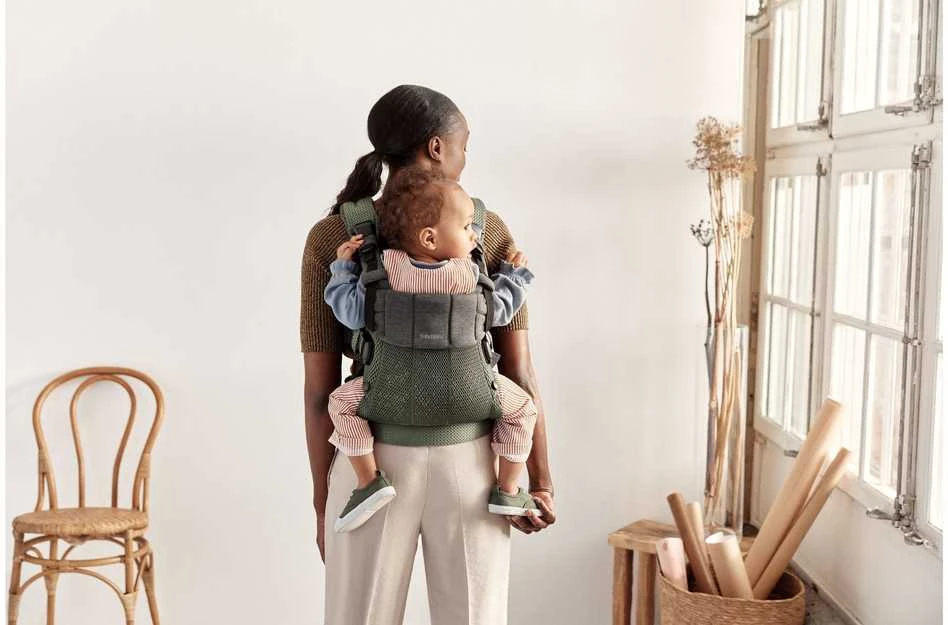 BABYBJORN nešioklė HARMONY 3D Mesh, Dark žalias, 088047