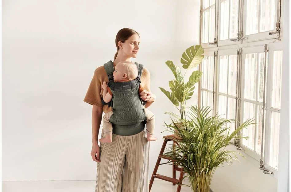 BABYBJORN nešioklė HARMONY 3D Mesh, Dark žalias, 088047