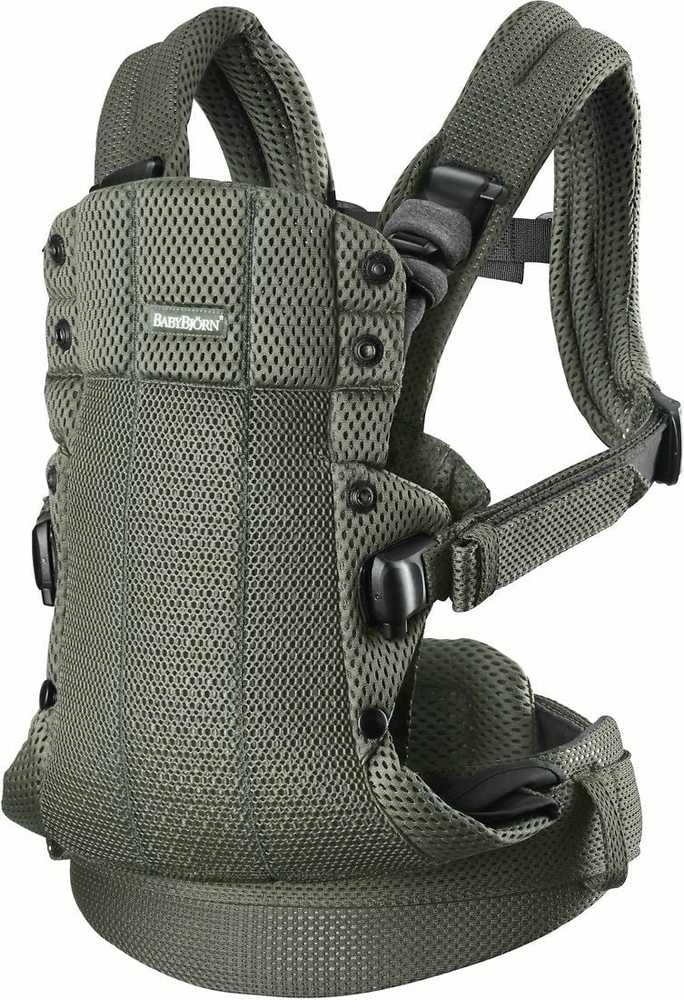 BABYBJORN nešioklė HARMONY 3D Mesh, Dark žalias, 088047