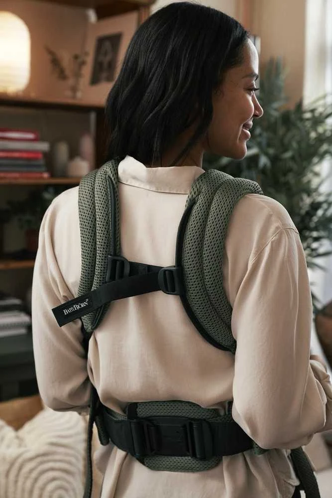 BABYBJORN nešioklė HARMONY 3D Mesh, Dark žalias, 088047