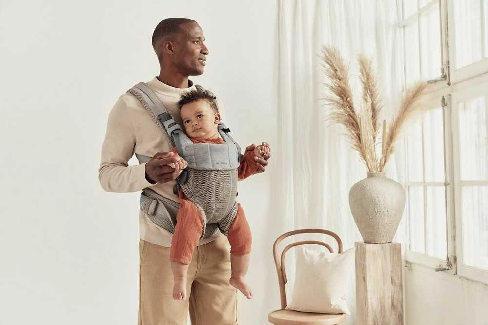 BABYBJORN nešioklė HARMONY 3D MESH, pilkas beige, 088002