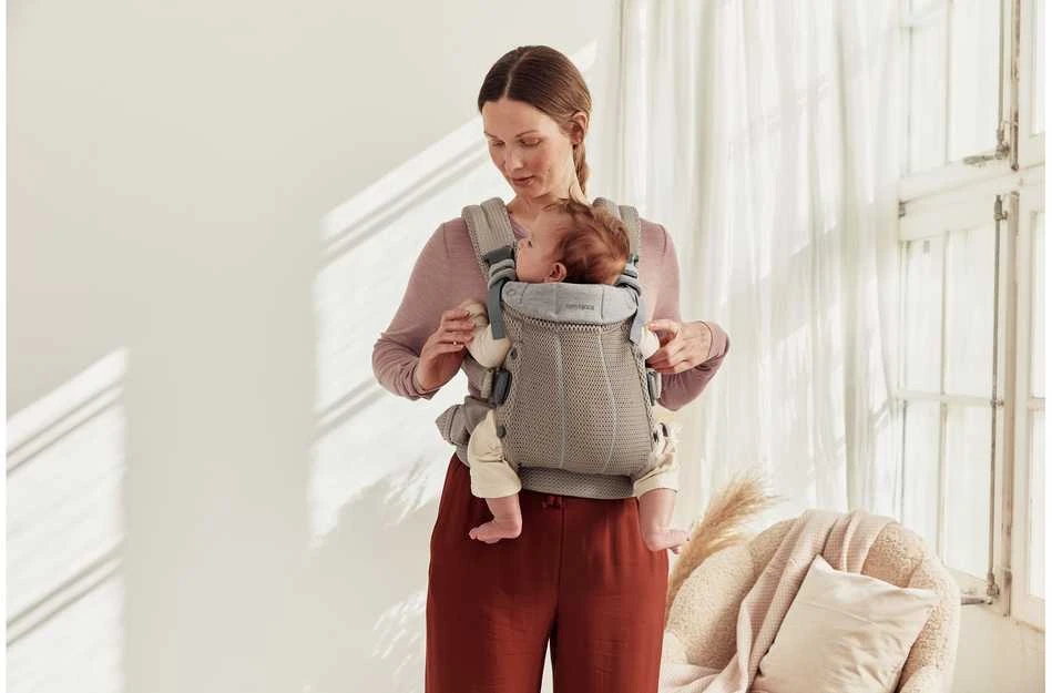 BABYBJORN nešioklė HARMONY 3D MESH, pilkas beige, 088002