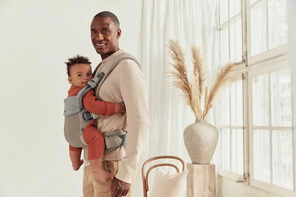 BABYBJORN nešioklė HARMONY 3D MESH, pilkas beige, 088002