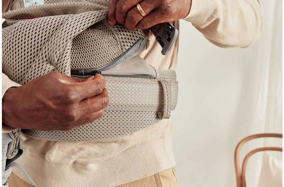 BABYBJORN nešioklė HARMONY 3D MESH, pilkas beige, 088002