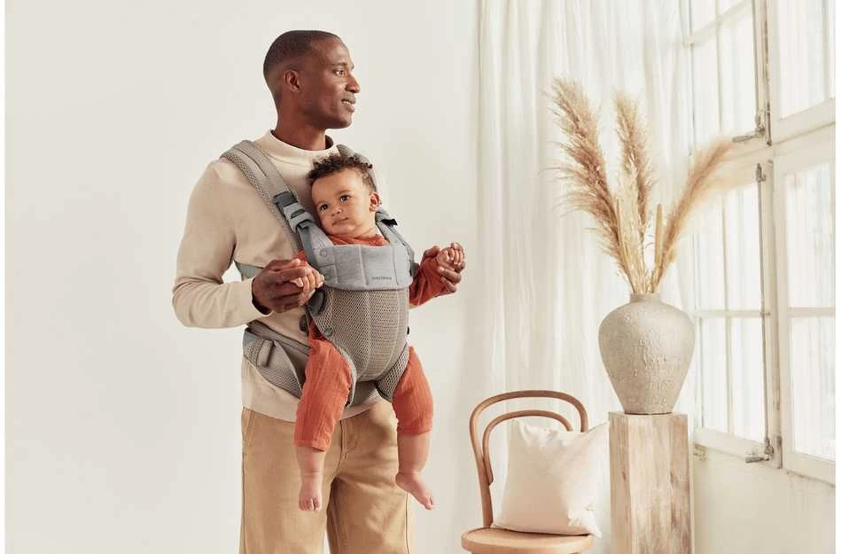 BABYBJORN nešioklė HARMONY 3D MESH, pilkas beige, 088002