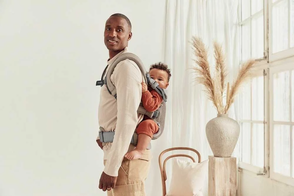 BABYBJORN nešioklė HARMONY 3D MESH, pilkas beige, 088002