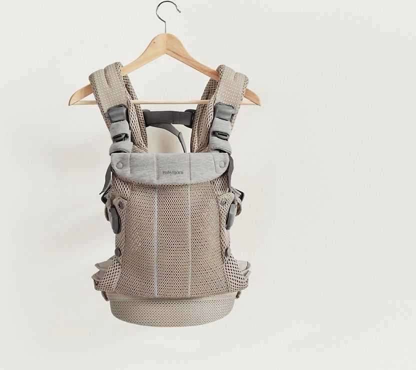 BABYBJORN nešioklė HARMONY 3D MESH, pilkas beige, 088002