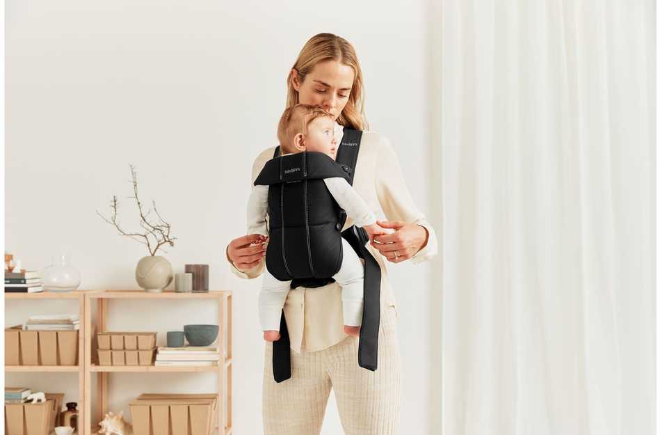 BabyBjörn Mini austa kūdikio nešioklė naujagimiams 3,2–11 kg, modelis 21156