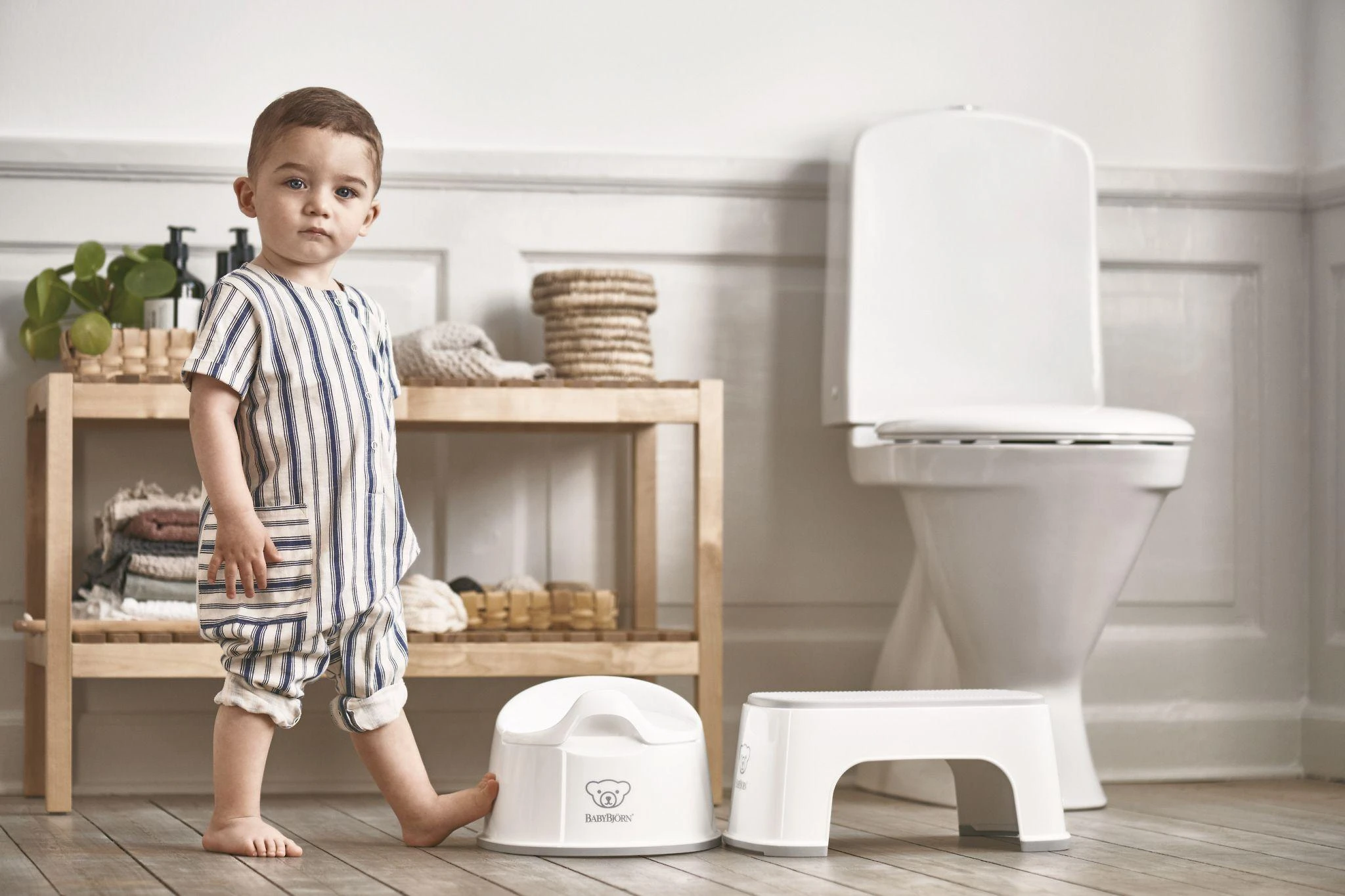 BABYBJORN Smart Potty naktipuodis Baltas/Pilkas 051221