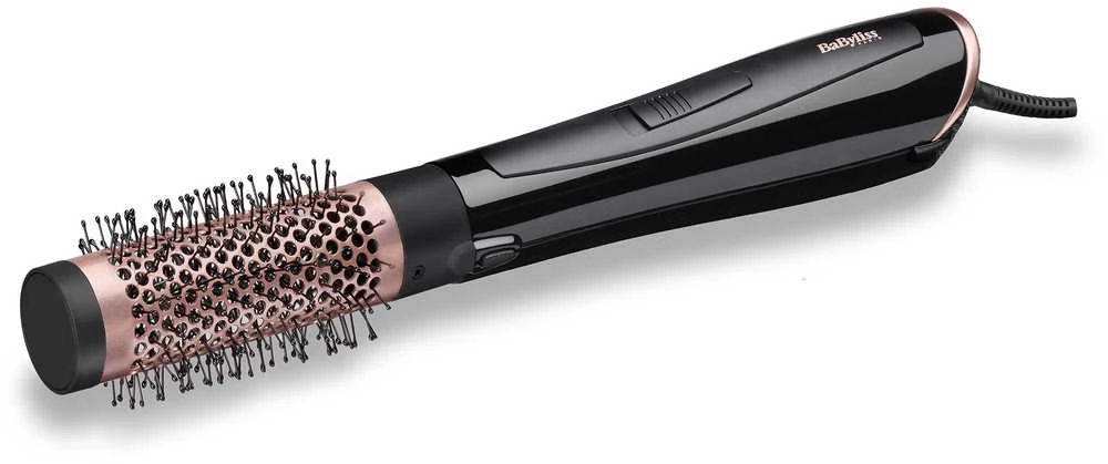 BaByliss AS126E plaukų formavimo šukos Karšto oro šepetys Garinis Juoda 2,2 m 1000 W