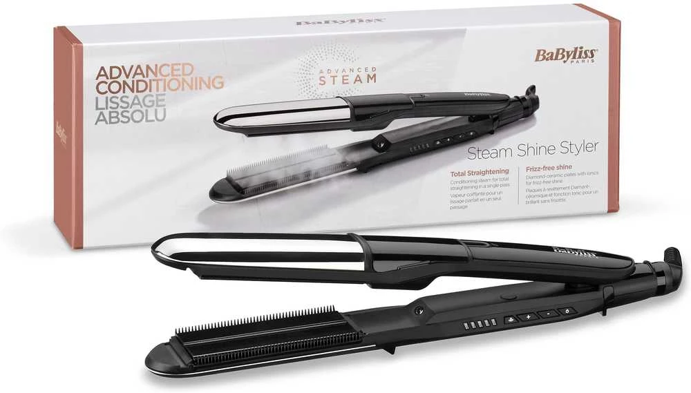 BaByliss Plaukų Tiesintuvas Steam Shine Styler ST496E