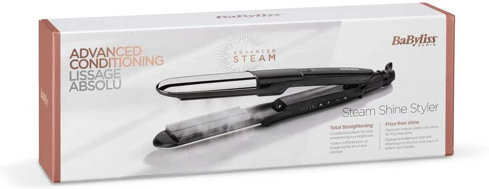 BaByliss Plaukų Tiesintuvas Steam Shine Styler ST496E