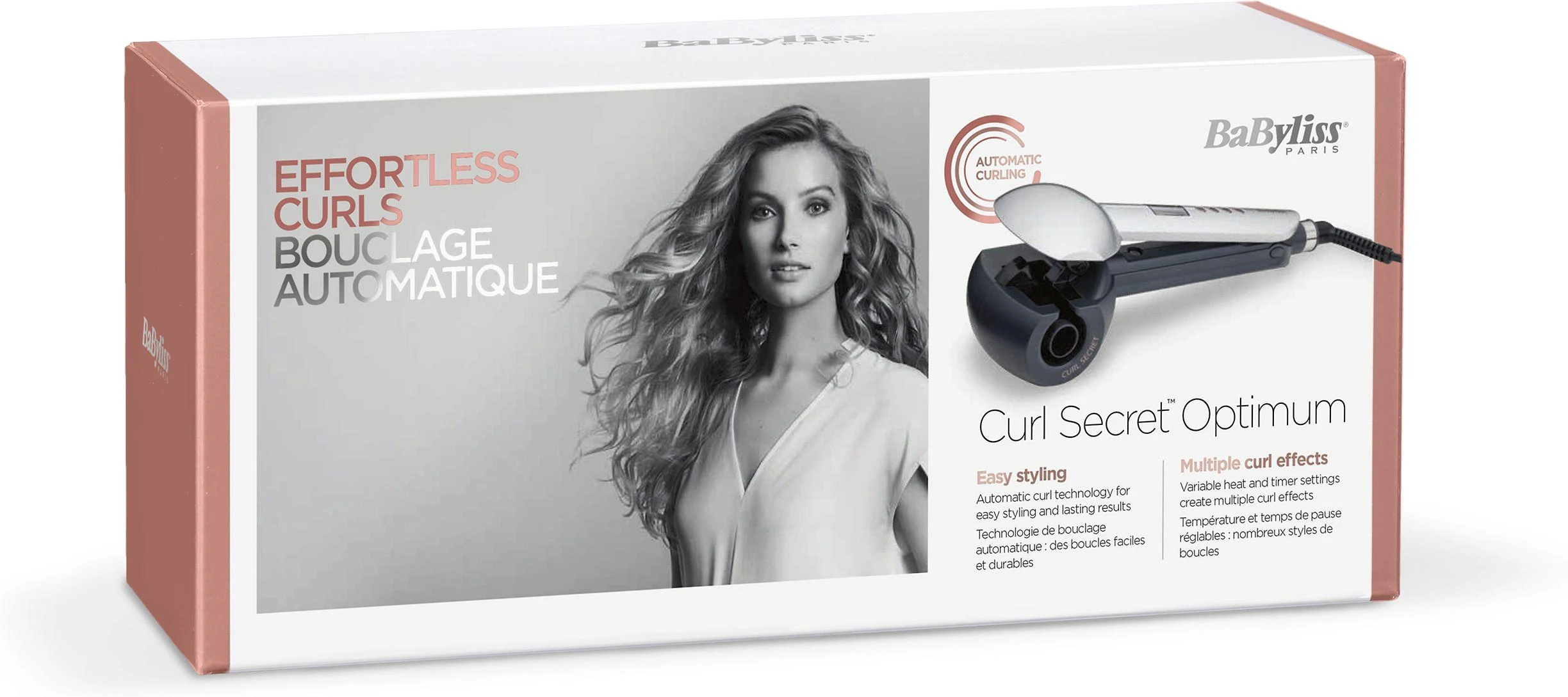 Automatinis garbanojimo lygintuvas Babyliss C1600E (sidabrinio spalva)