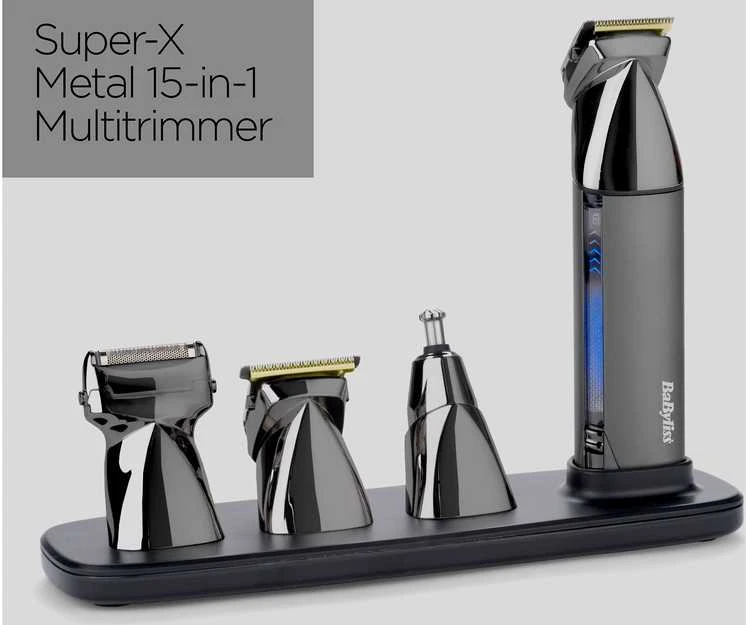 Babyliss MT991E Super X Metal 15-in-1 Belaidis monitoimitrimmeris (Nemokamas senos buitinės technikos išvežimas = 0.00 €