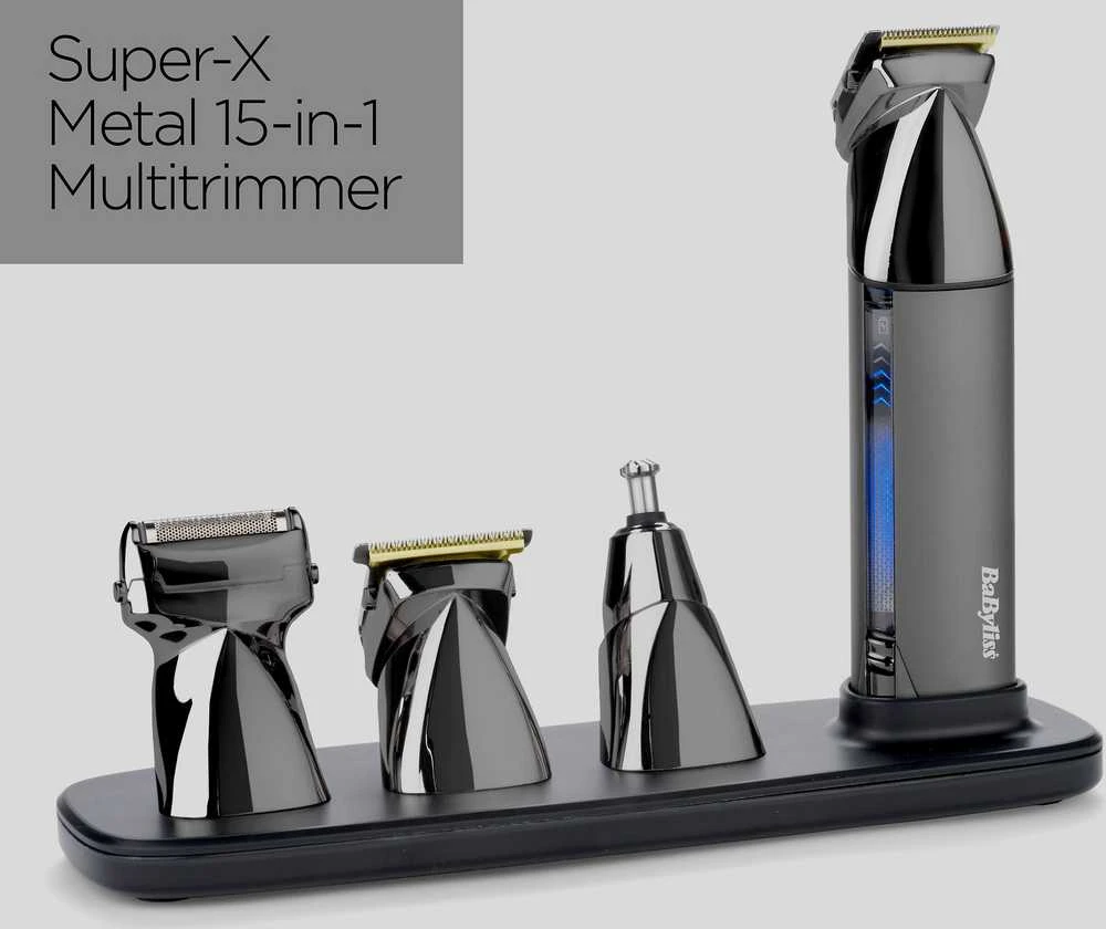 Babyliss MT991E Super X Metal 15-in-1 Belaidis monitoimitrimmeris (Nemokamas senos buitinės technikos išvežimas = 0.00 €