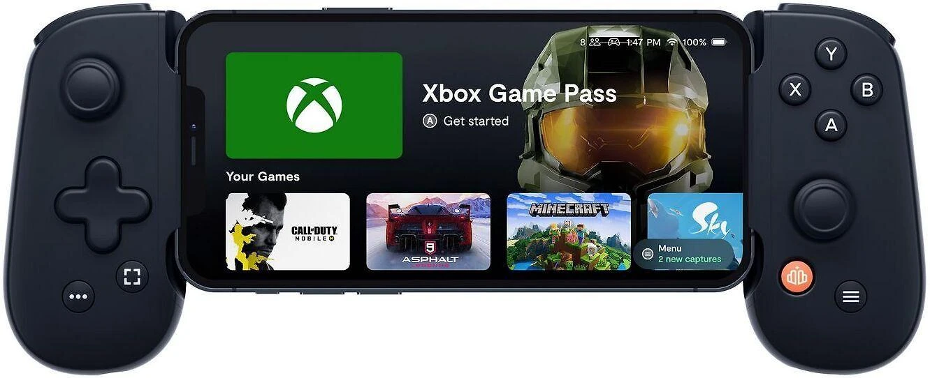Carruzzo Backbone One for Android Juoda Lightning Žaidimų pultelis PC, „Playstation“, XBOX, iOS