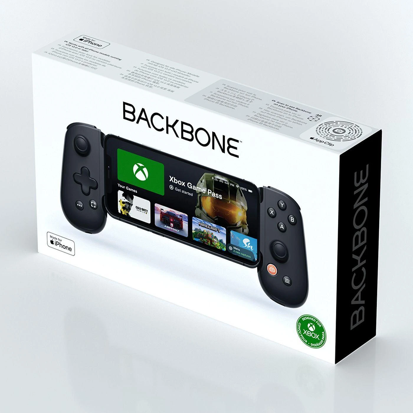 Carruzzo Backbone One for Android Juoda Lightning Žaidimų pultelis PC, „Playstation“, XBOX, iOS
