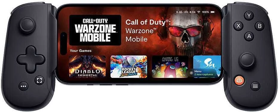 Carruzzo Backbone BB-51-P-BR žaidimų valdiklis Juoda USB Žaidimų pultelis Android, PC, XBOX