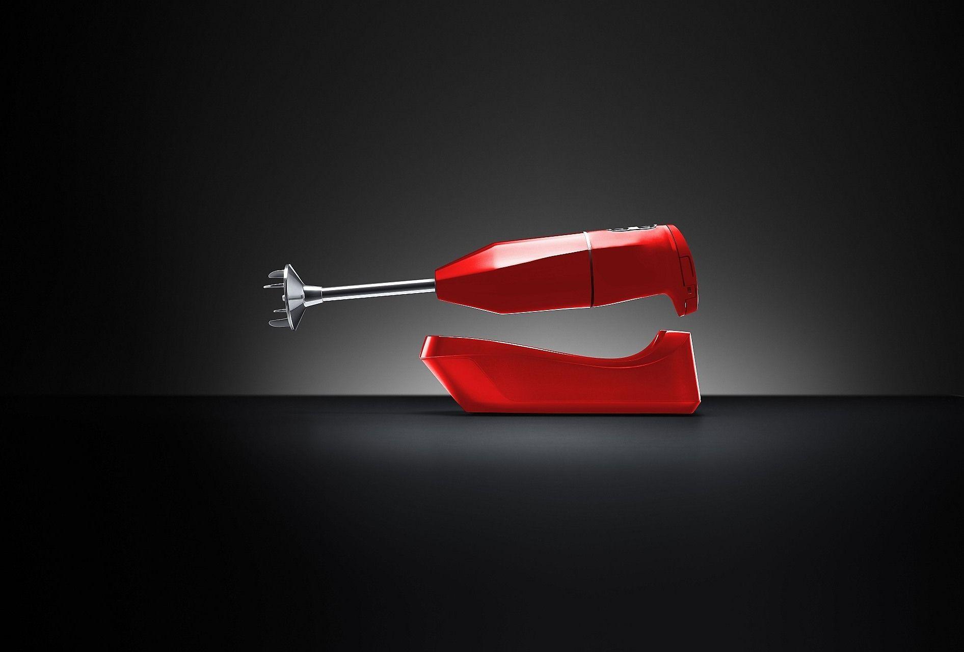 Bamix Cordless -johdoton sauvasekoitin, punainen